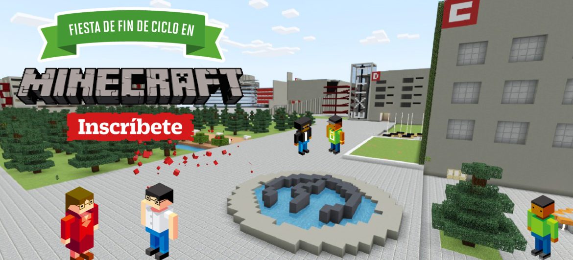 Únete a la Fiesta de fin de ciclo en Minecraft Education