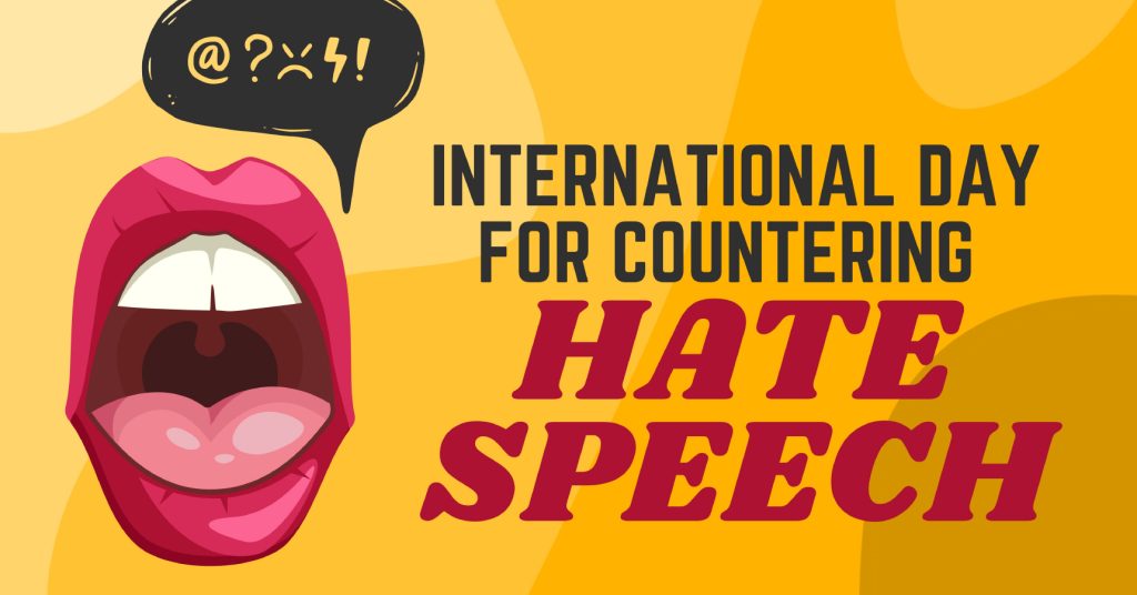 Día Internacional para Contrarrestar el Discurso de Odio