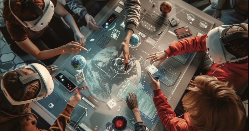 ar board gaming experience source midjourney