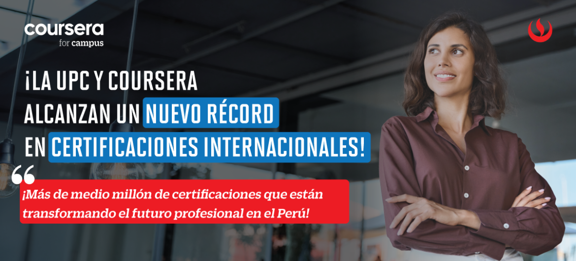 La UPC lidera el aprendizaje en línea con Coursera: ¡Más de medio millón de certificaciones internacionales entregadas!